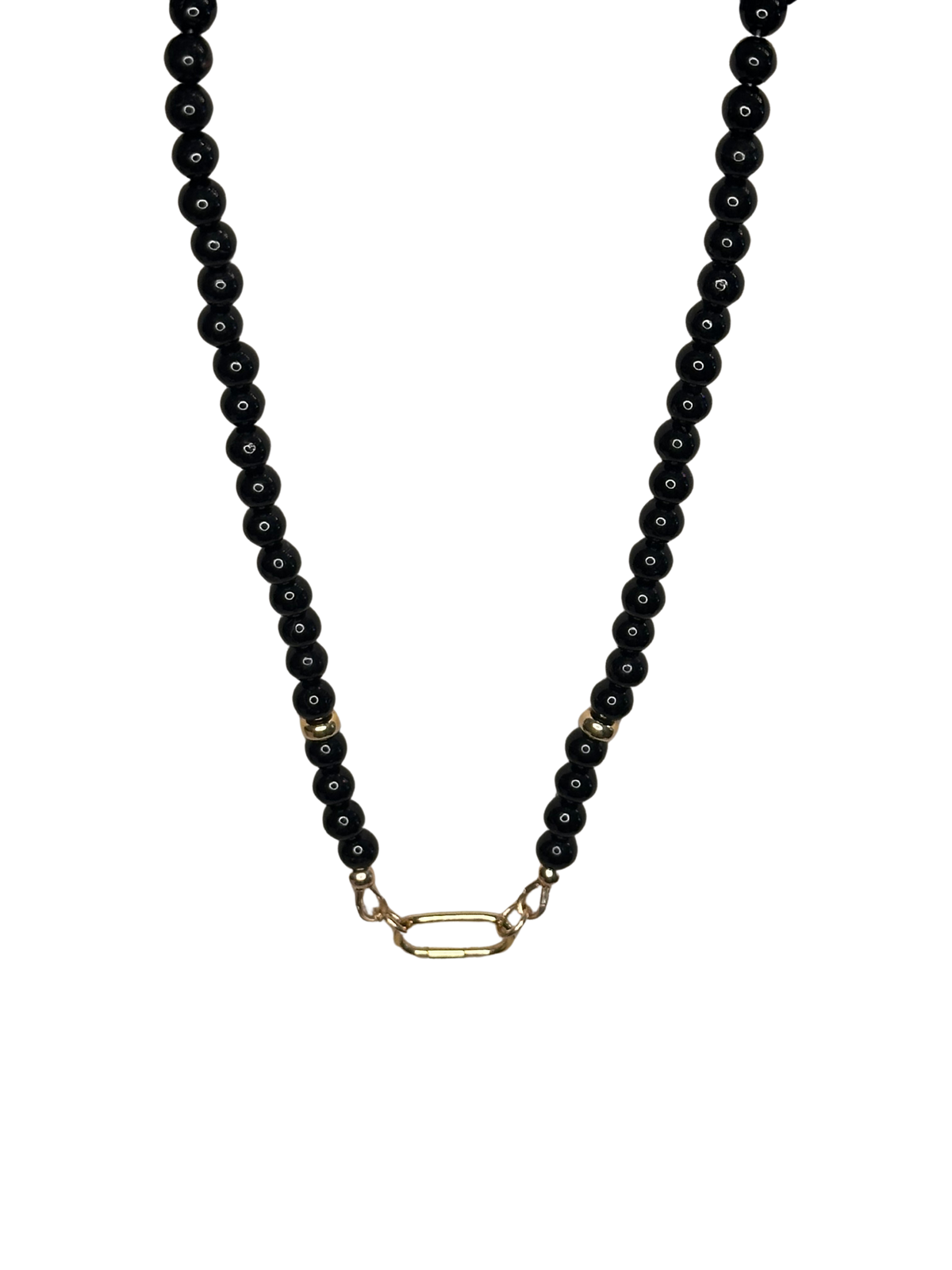 Aquamarine x Gold Toggle Necklace
