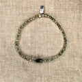 Labradorite and Silver Stretch Bracelet