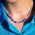 Samantha Rice Pearl & Trade Bead Necklace