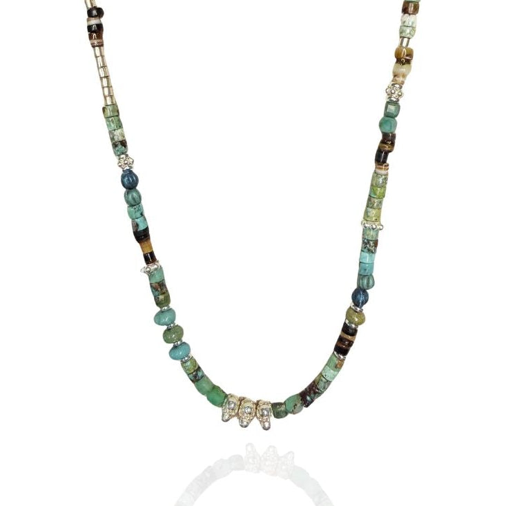 Ty Turquoise & Shell Necklace