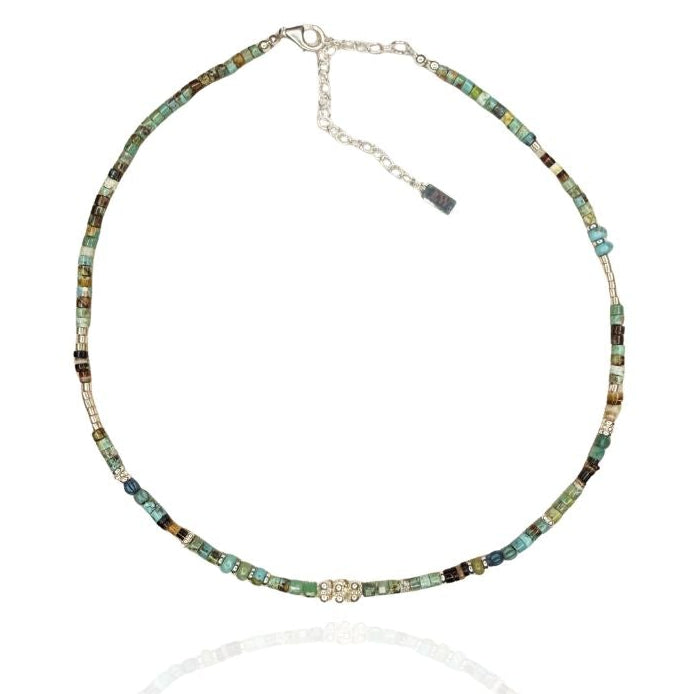Ty Turquoise & Shell Necklace