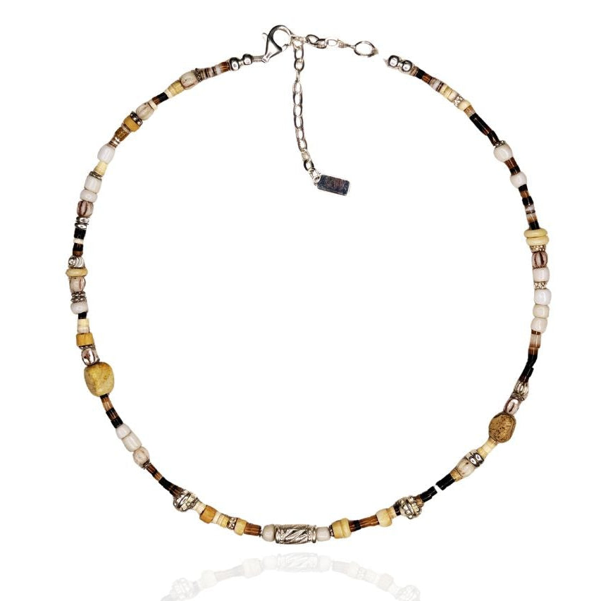 Brooke Shell and Silver Necklace