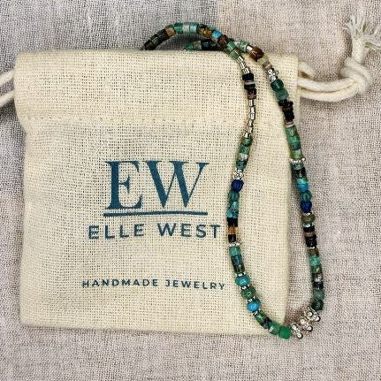 Ty Turquoise & Shell Necklace