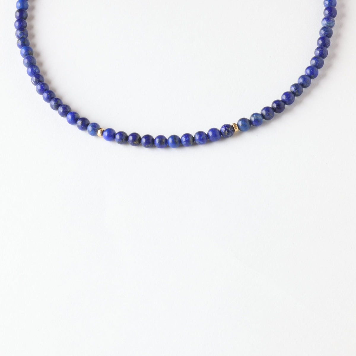 Midnight Swim Lapis x Gold Toggle Necklace - Everyday