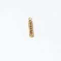 18k Gold over sterling Eclipse Crescent Bar Charm