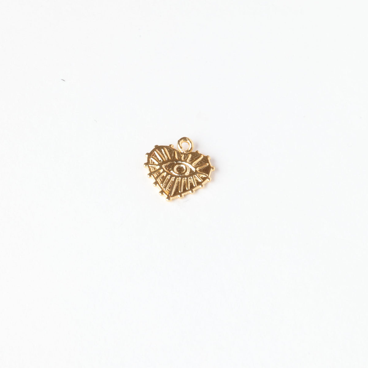 18k Gold Vermeil Shiny Spikey Heart