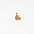18k Gold Over Sterling Oyster Charm