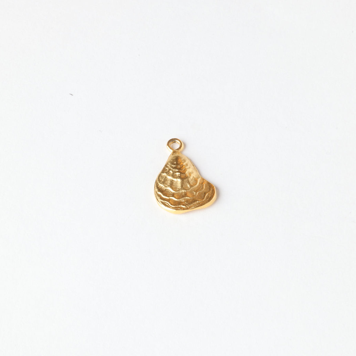 18k Gold Over Sterling Oyster Charm