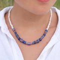 Samantha Pearl & Trade Bead Necklace
