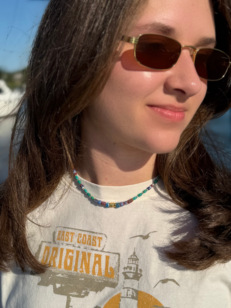 Citrine x Gold Toggle Necklace