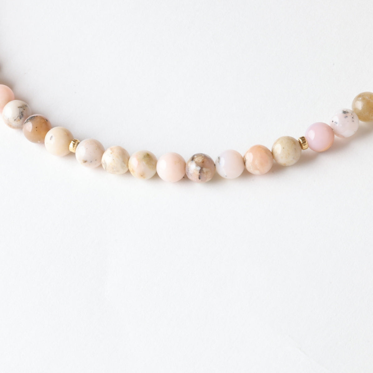 Pink Lemonade Opal x Gold Toggle Necklace- Classic